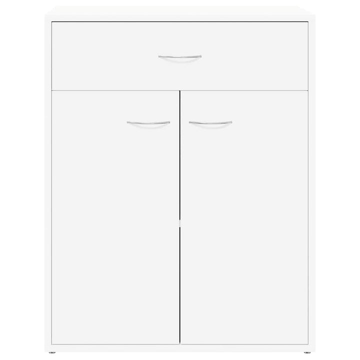skænk 60x30x75 cm konstrueret træ hvid