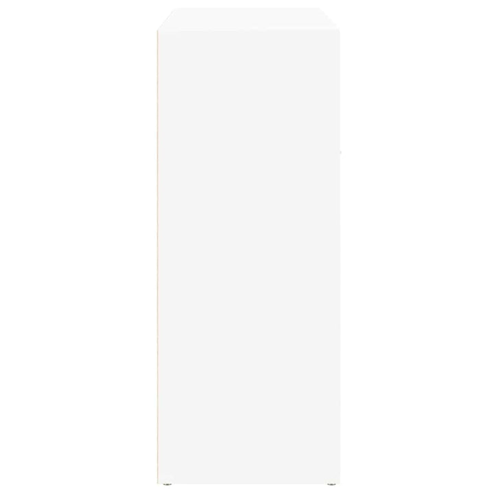 skænk 60x30x75 cm konstrueret træ hvid