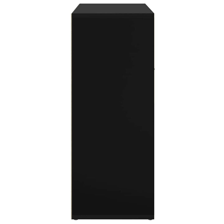 skænk 60x30x75 cm konstrueret træ sort