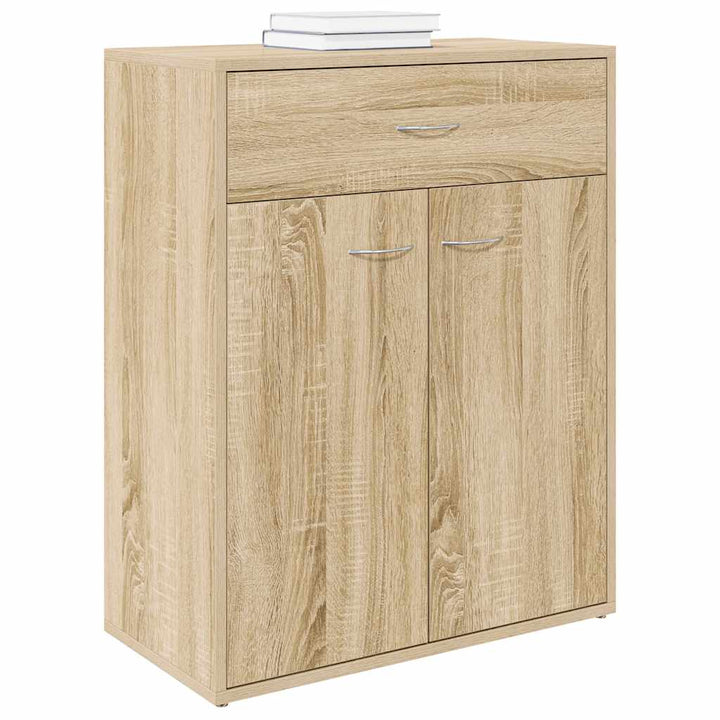 skænk 60x30x75 cm konstrueret træ sonoma-eg