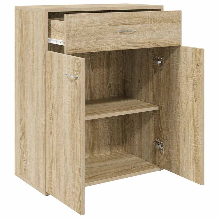 skænk 60x30x75 cm konstrueret træ sonoma-eg