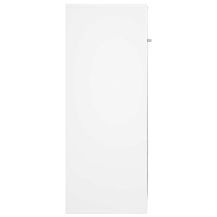 skænk 60x30x75 cm konstrueret træ hvid
