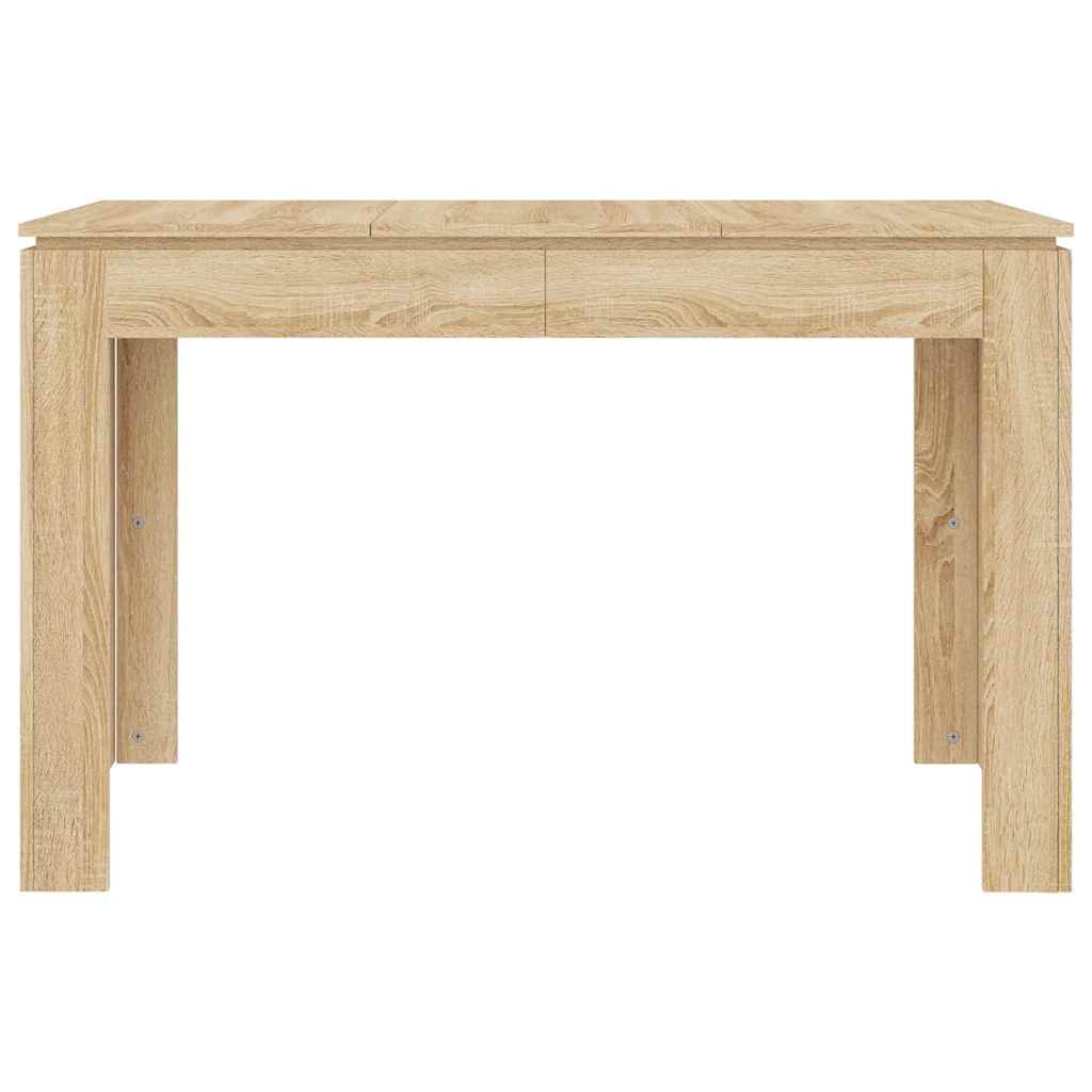 spisebord 120x60x76 cm konstrueret træ sonoma-eg