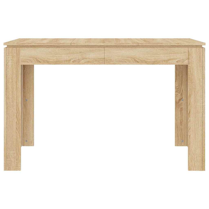 spisebord 120x60x76 cm konstrueret træ sonoma-eg