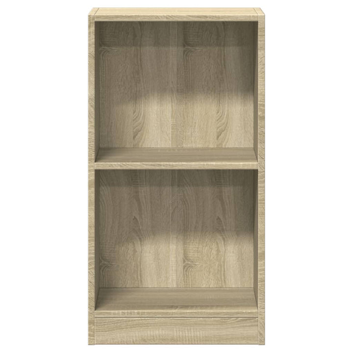 bogreol 40 x 24 x 75 cm spånplade sonoma-eg