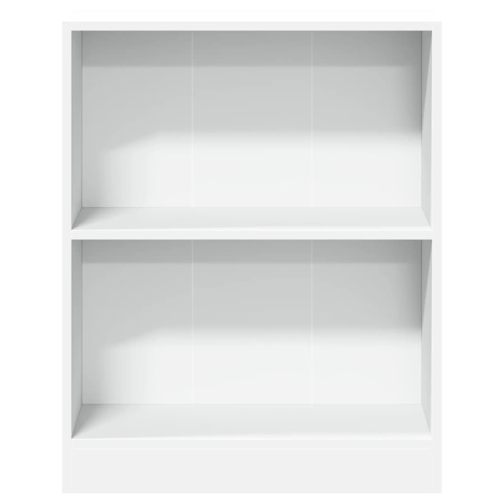 bogreol 60x24x76 cm konstrueret træ hvid