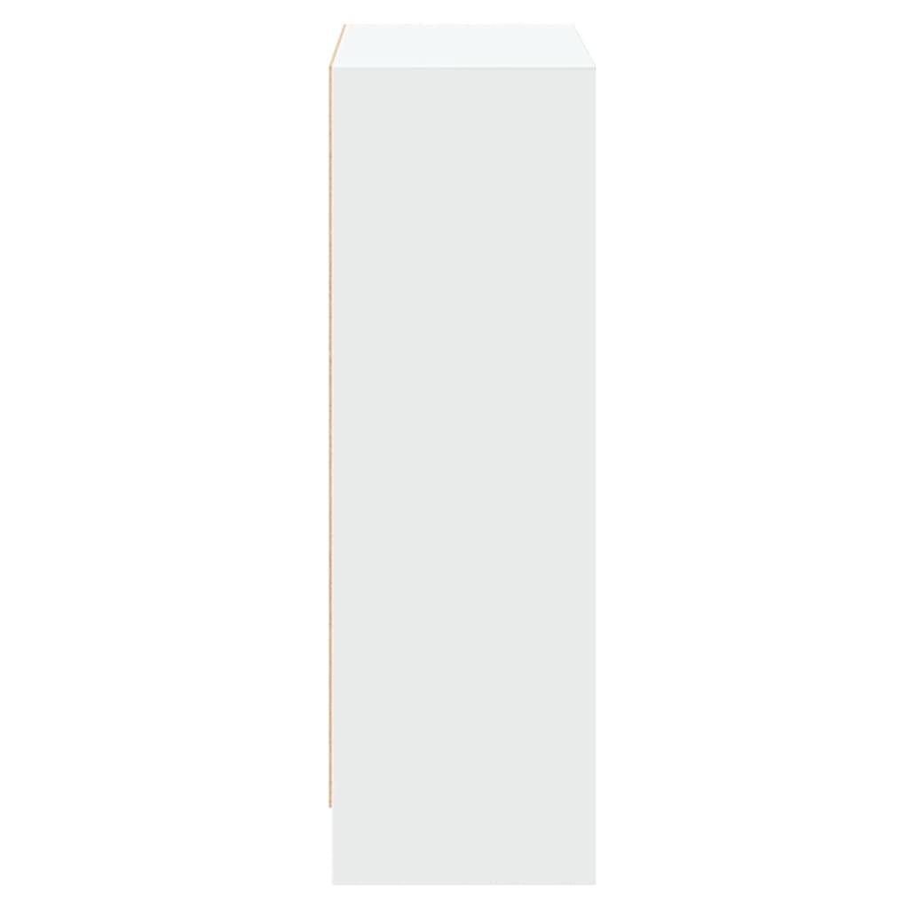 bogreol 60x24x76 cm konstrueret træ hvid