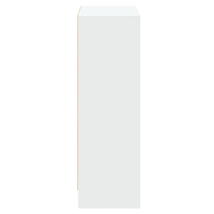bogreol 60x24x76 cm konstrueret træ hvid