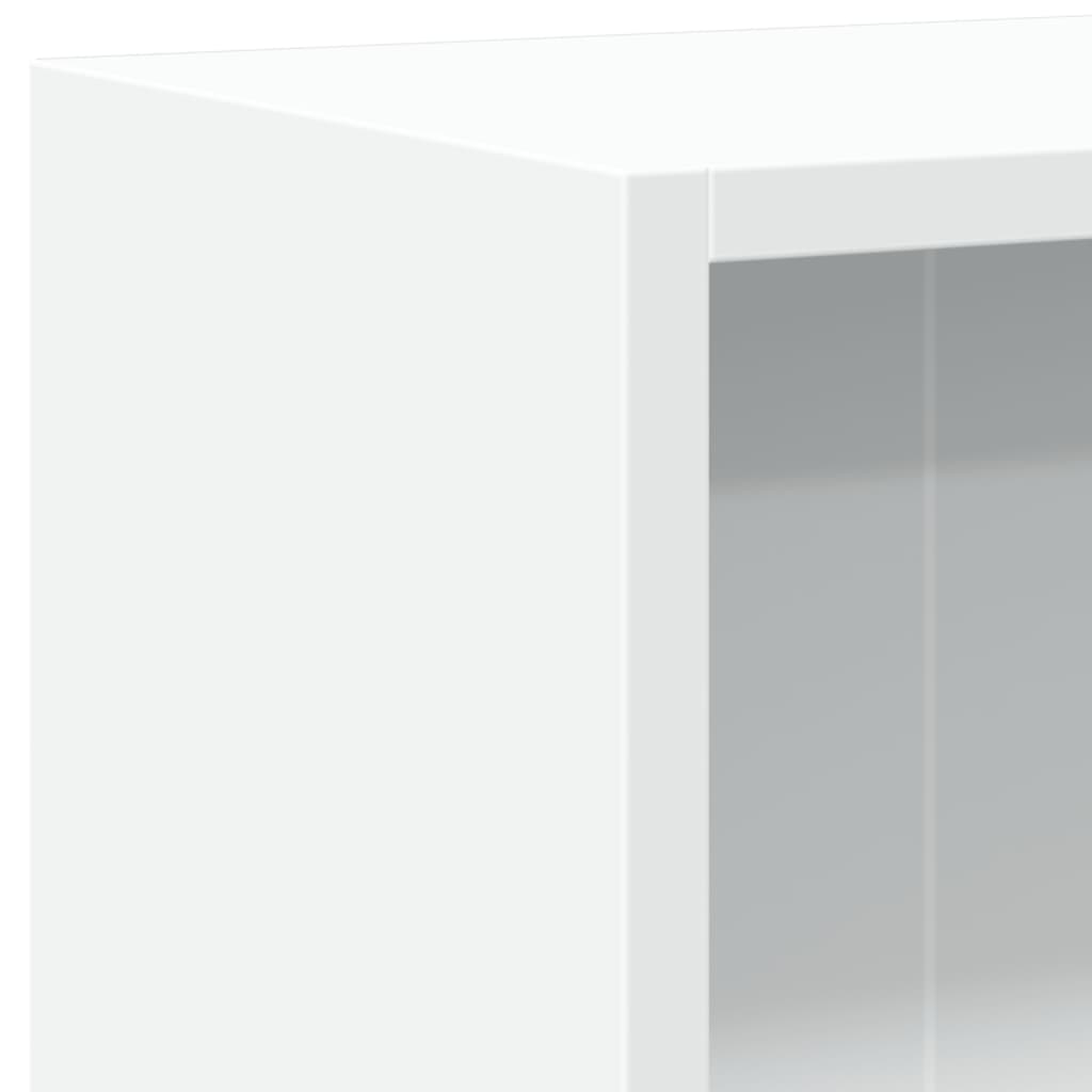 bogreol 60x24x76 cm konstrueret træ hvid
