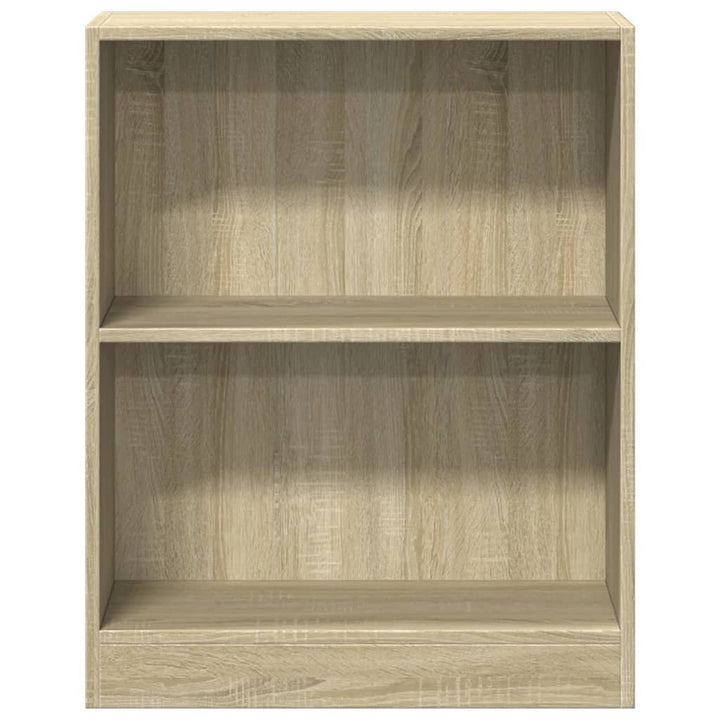 bogreol 60x24x76 cm konstrueret træ sonoma-egetræsfarvet