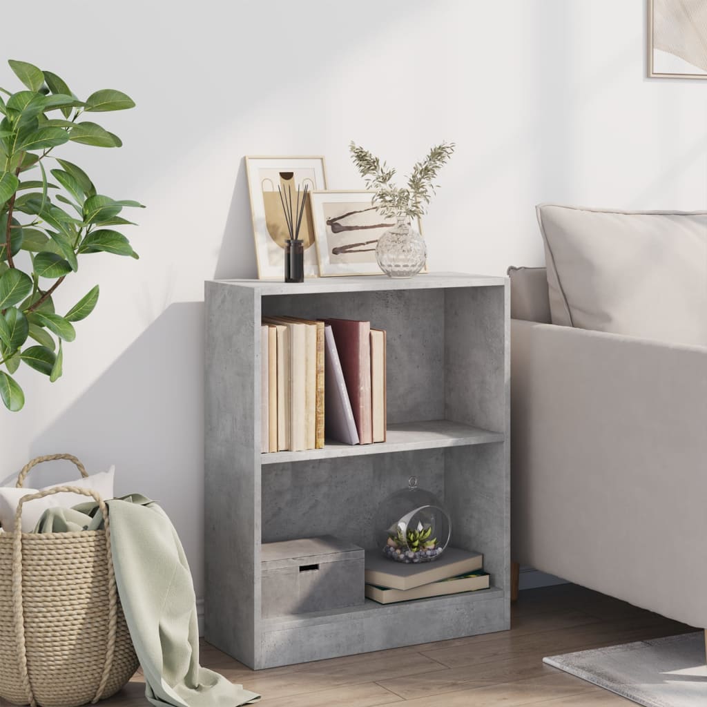 bogreol 60x24x76 cm konstrueret træ hvid