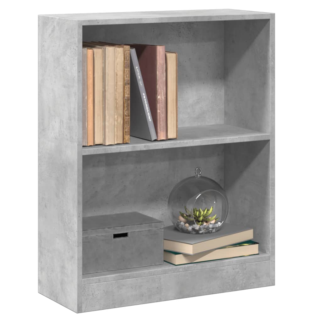 bogreol 60x24x76 cm konstrueret træ hvid