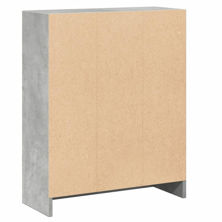 bogreol 60x24x76 cm konstrueret træ hvid