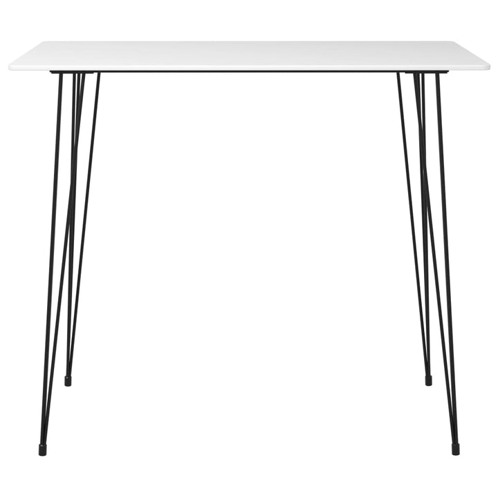 barbord 120x60x105 cm hvid