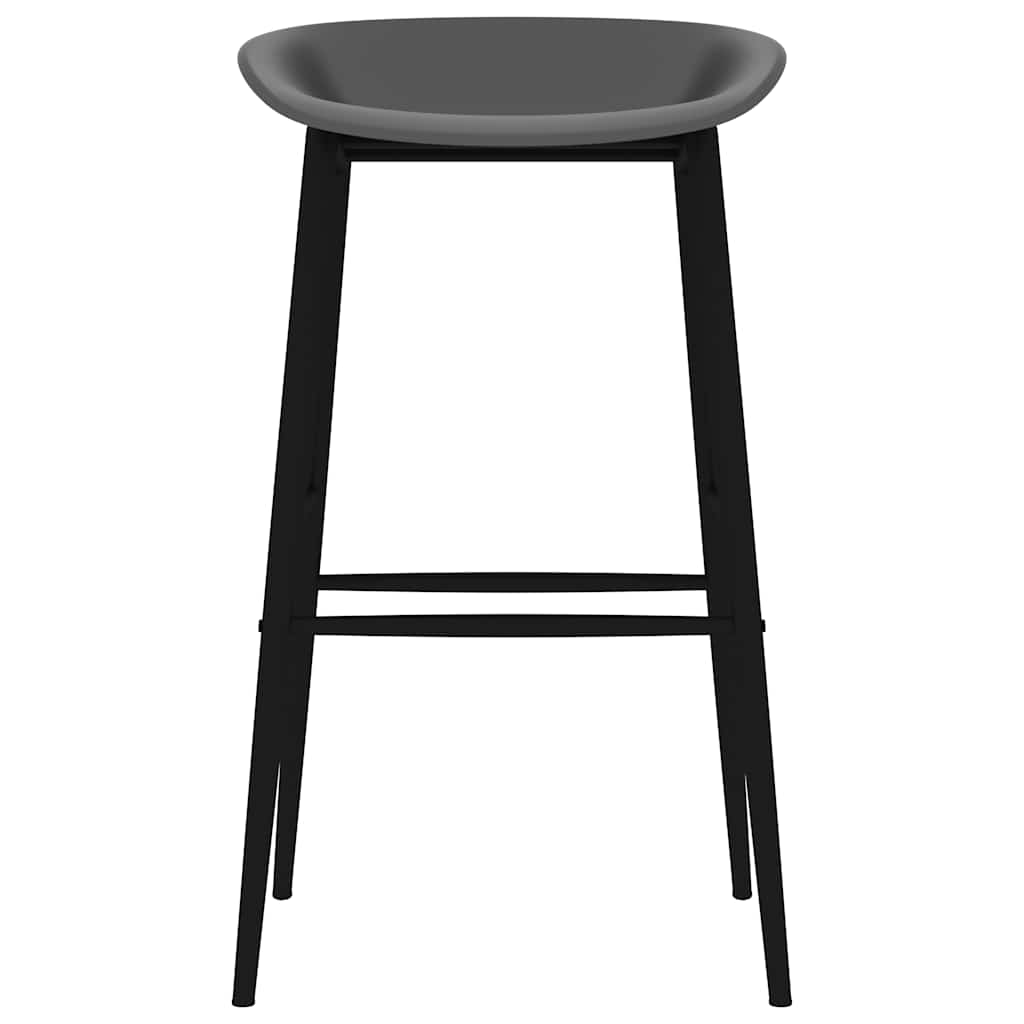 barstole 2 stk. grå