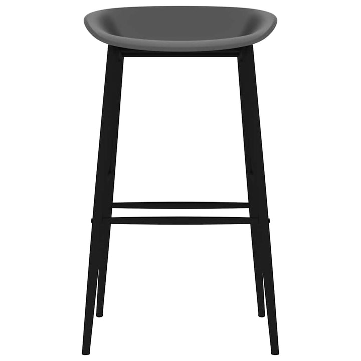 barstole 2 stk. grå