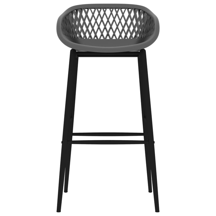 barstole 4 stk. grå