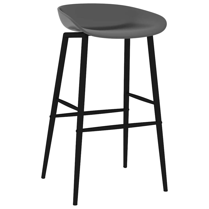barstole 4 stk. grå