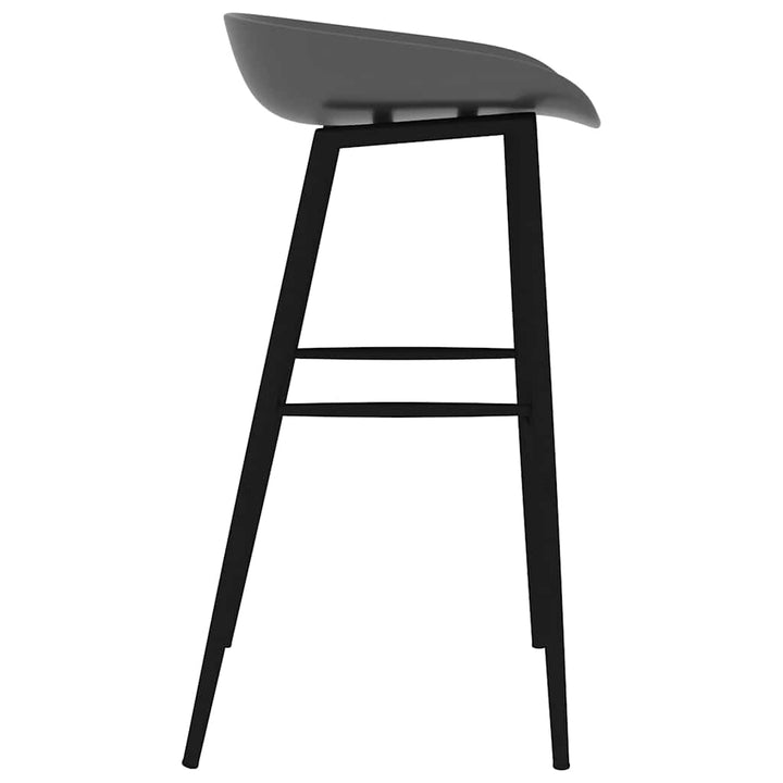 barstole 4 stk. grå