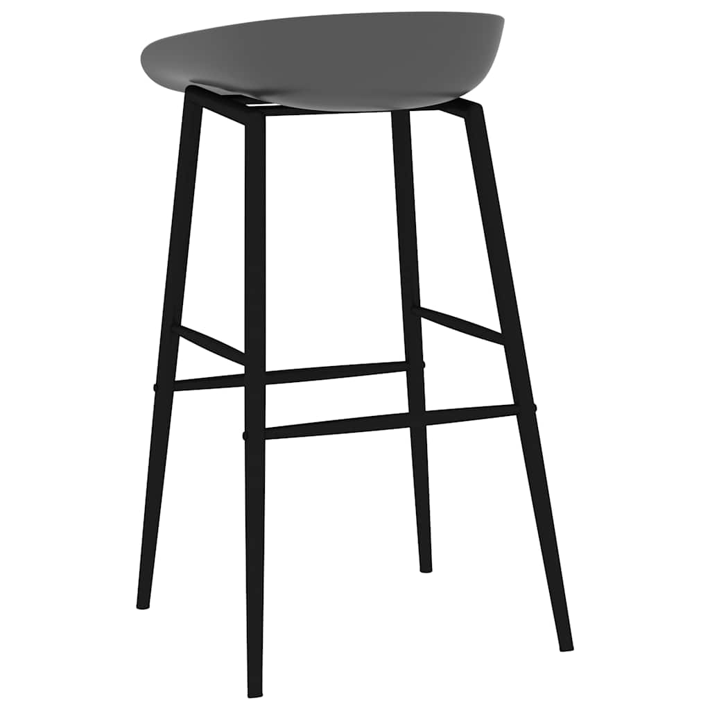 barstole 4 stk. grå