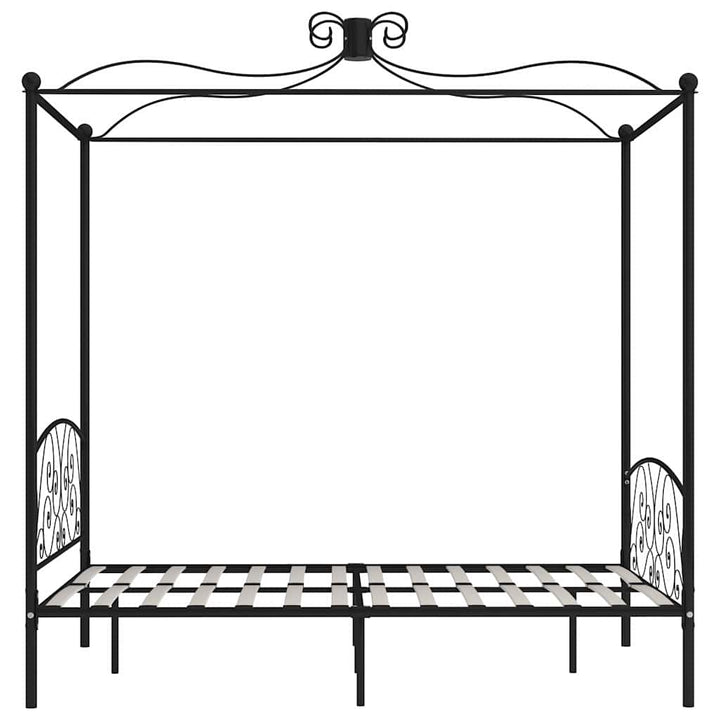 sengestel til himmelseng 120 x 200 cm metal sort