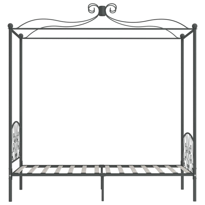 sengestel til himmelseng 90 x 200 cm metal grå