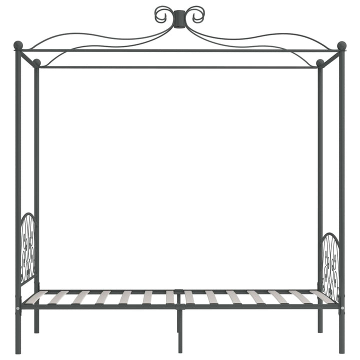 sengestel til himmelseng 100 x 200 cm metal grå