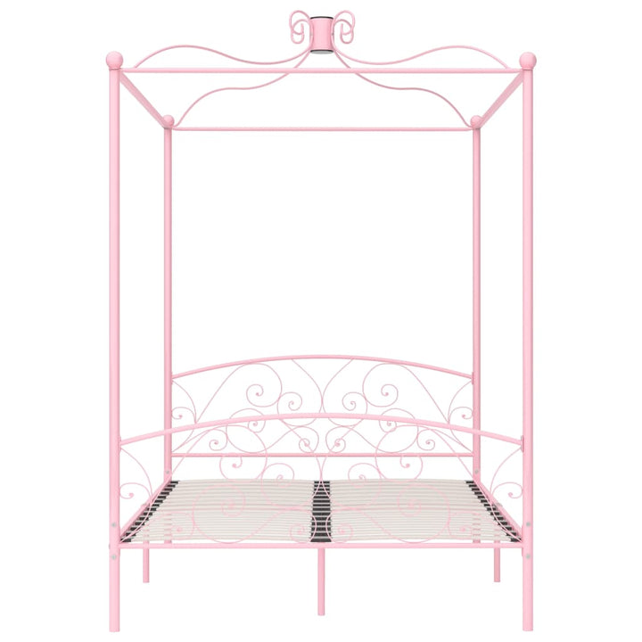 sengestel til himmelseng 120 x 200 cm metal pink