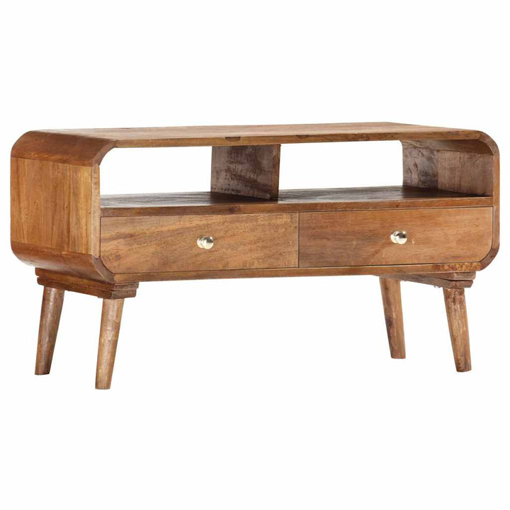 tv-skab 90 x 35 x 47 cm massivt mangotræ