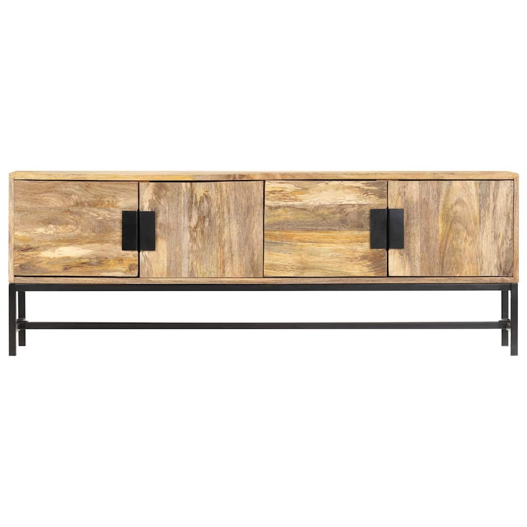 tv-skab 140x30x50 cm massivt mangotræ