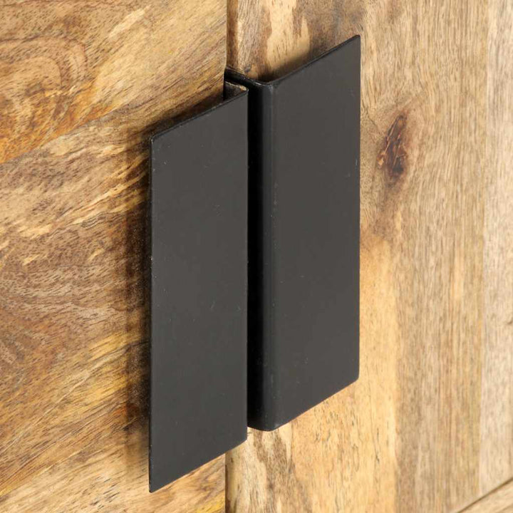 tv-skab 140x30x50 cm massivt mangotræ