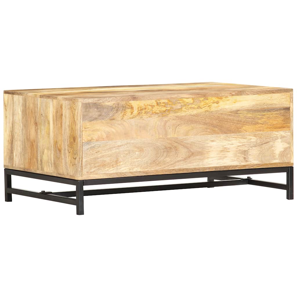 sofabord 90 x 55 x 40 cm massivt mangotræ