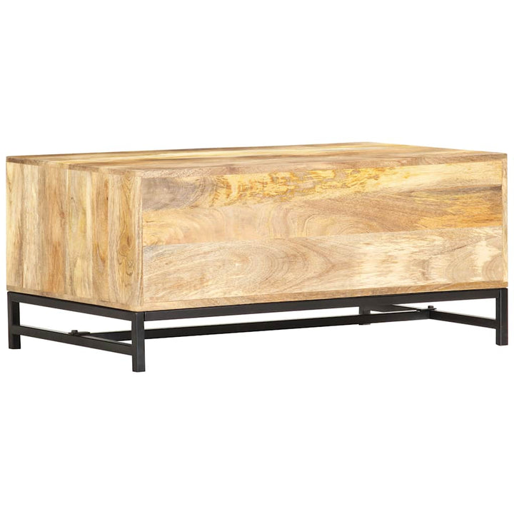 sofabord 90 x 55 x 40 cm massivt mangotræ
