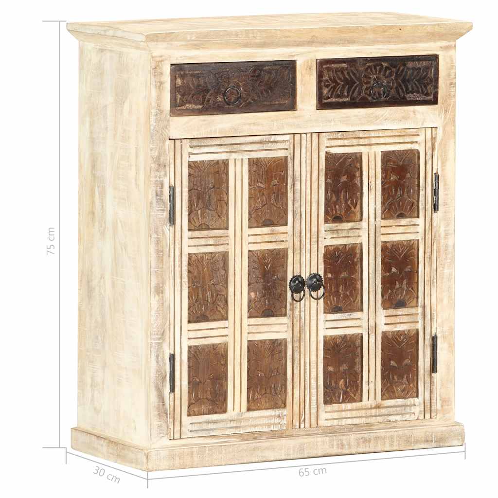 skænk 65x30x75 cm massivt mangotræ
