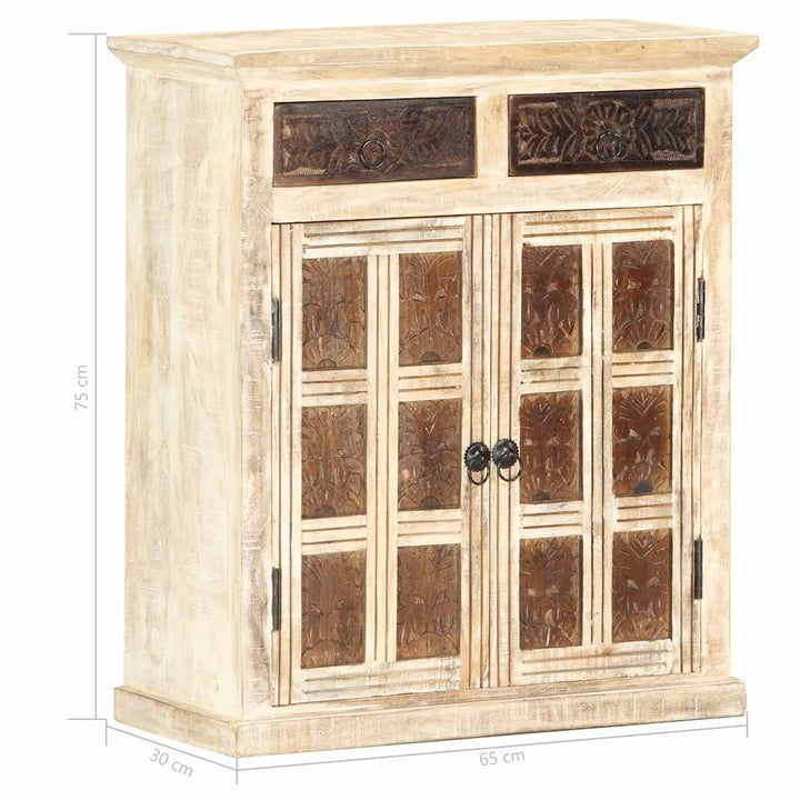 skænk 65x30x75 cm massivt mangotræ
