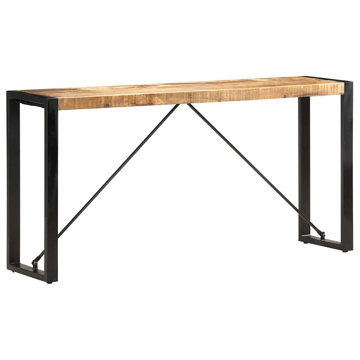 konsolbord 150x35x76 cm massivt mangotræ