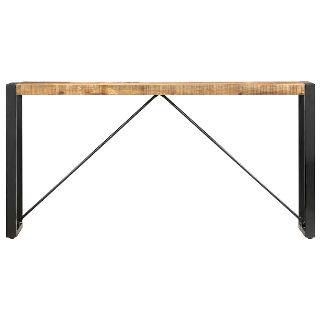 konsolbord 150x35x76 cm massivt mangotræ
