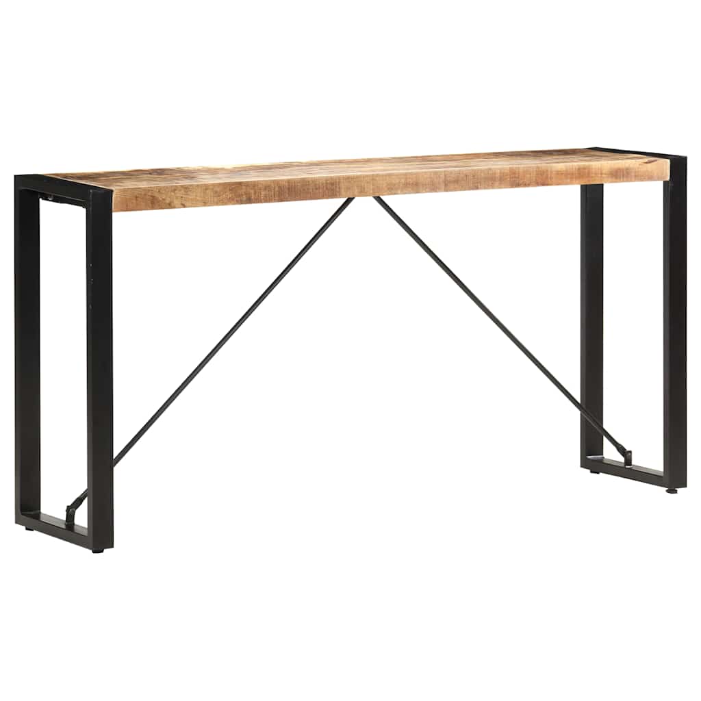 konsolbord 150x35x76 cm massivt mangotræ