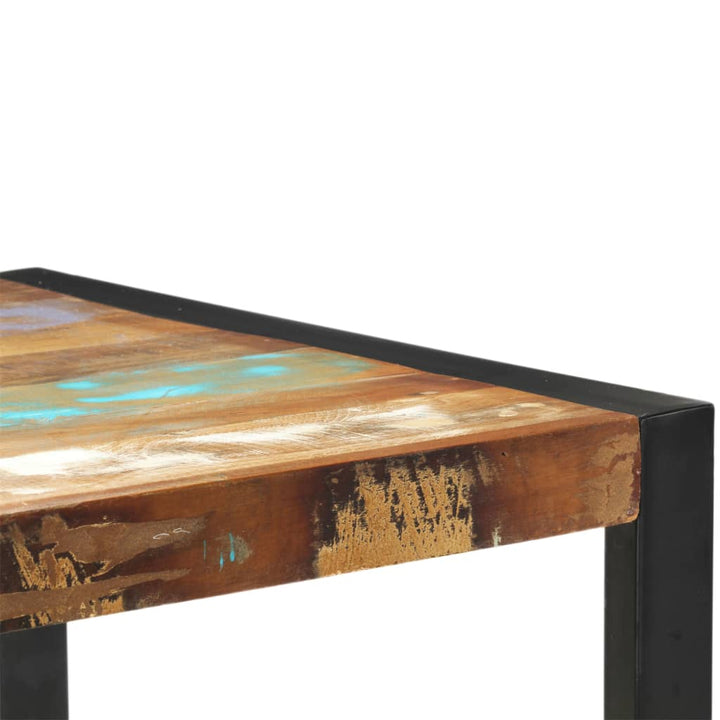 barbord 110 x 60 x 110 cm massivt genbrugstræ