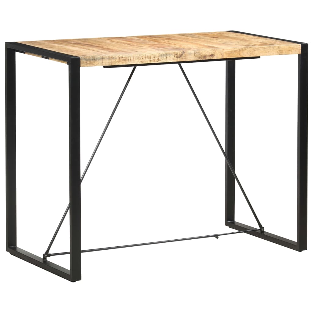 barbord 140 x 70 x 110 cm massivt mangotræ