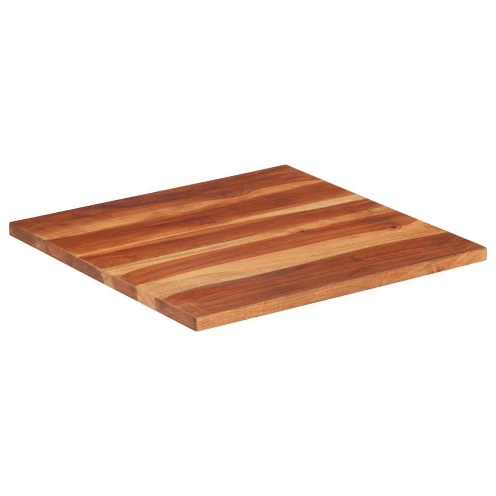 bordplade 25-27 mm 60x60 cm massivt akacietræ