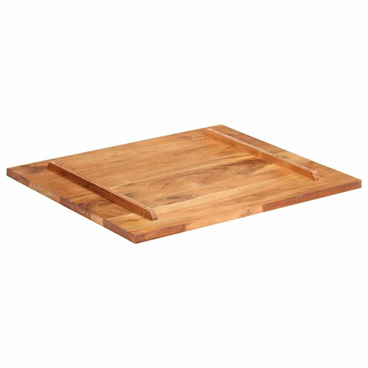 bordplade 25-27 mm 70x80 cm massivt akacietræ