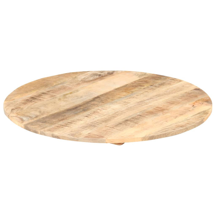 bordplade 15-16 mm rund 40 cm massivt mangotræ