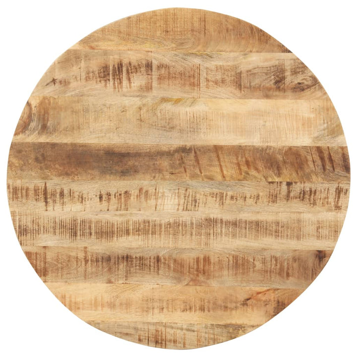 bordplade 15-16 mm rund 60 cm massivt mangotræ
