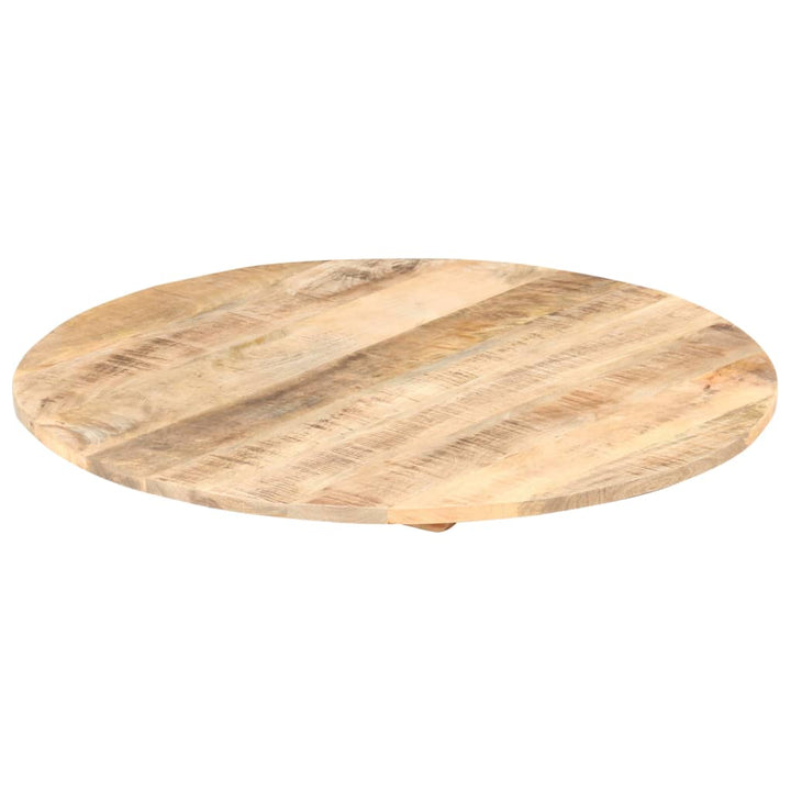 bordplade 15-16 mm rund 60 cm massivt mangotræ