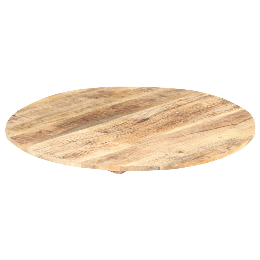 bordplade 15-16 mm rund 60 cm massivt mangotræ