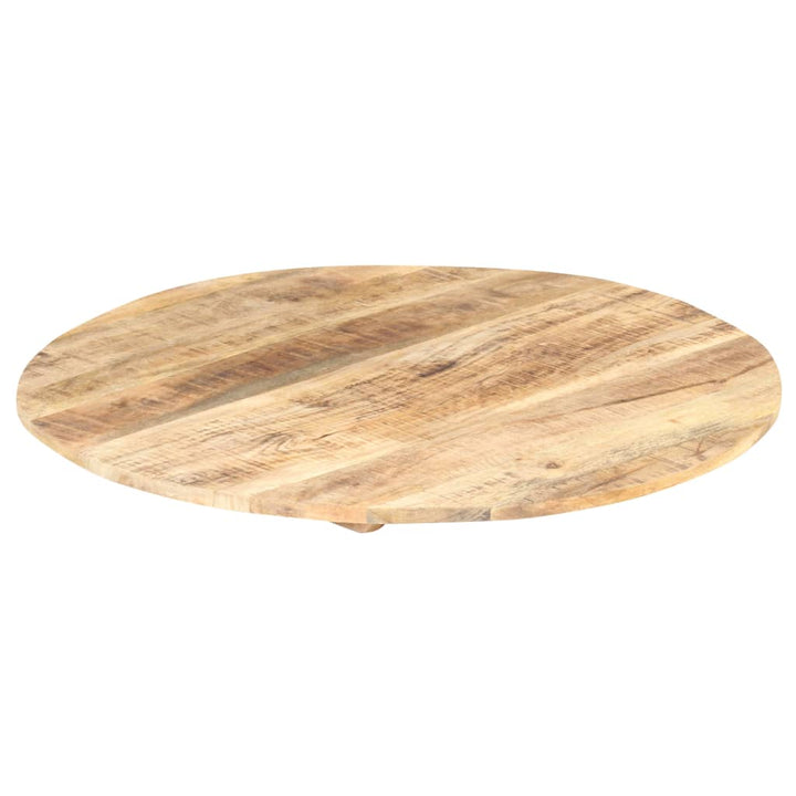 bordplade 15-16 mm rund 60 cm massivt mangotræ