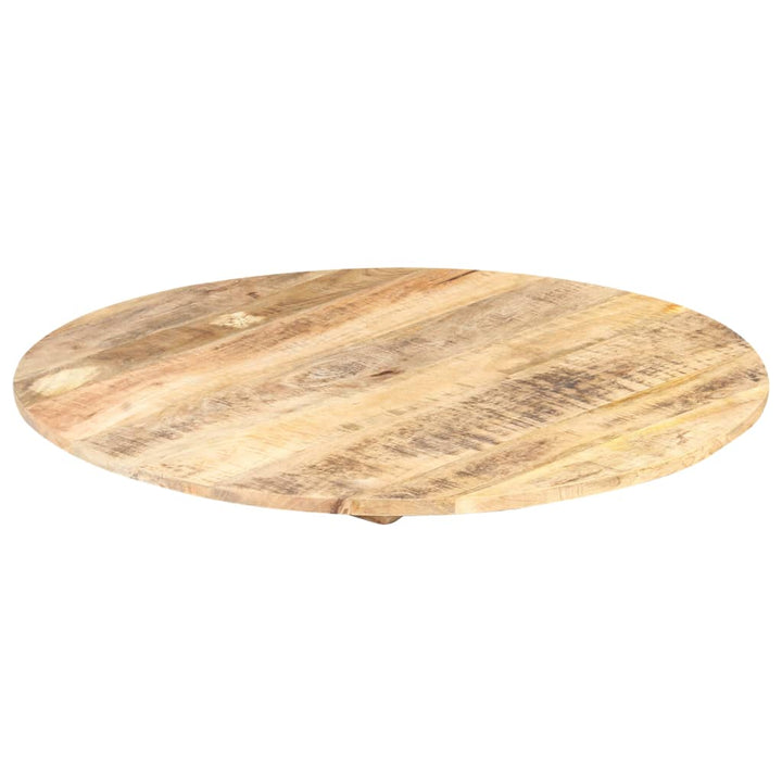 bordplade 15-16 mm rund 60 cm massivt mangotræ