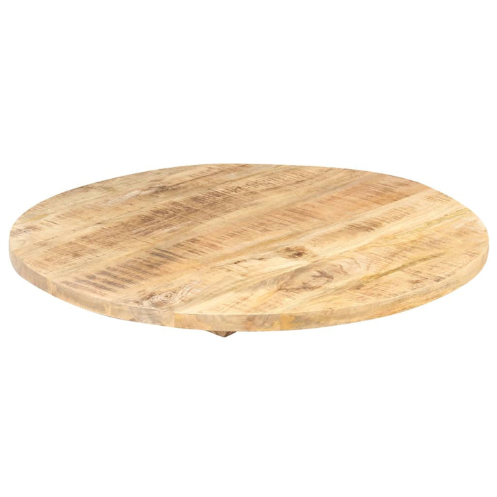 bordplade 25-27 mm rund 40 cm massivt mangotræ