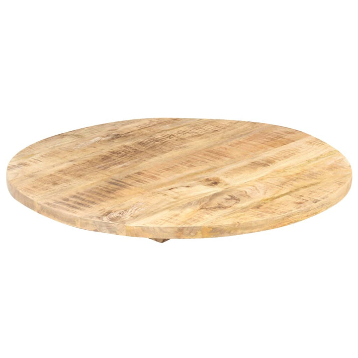 bordplade 25-27 mm 60 cm rund massivt mangotræ